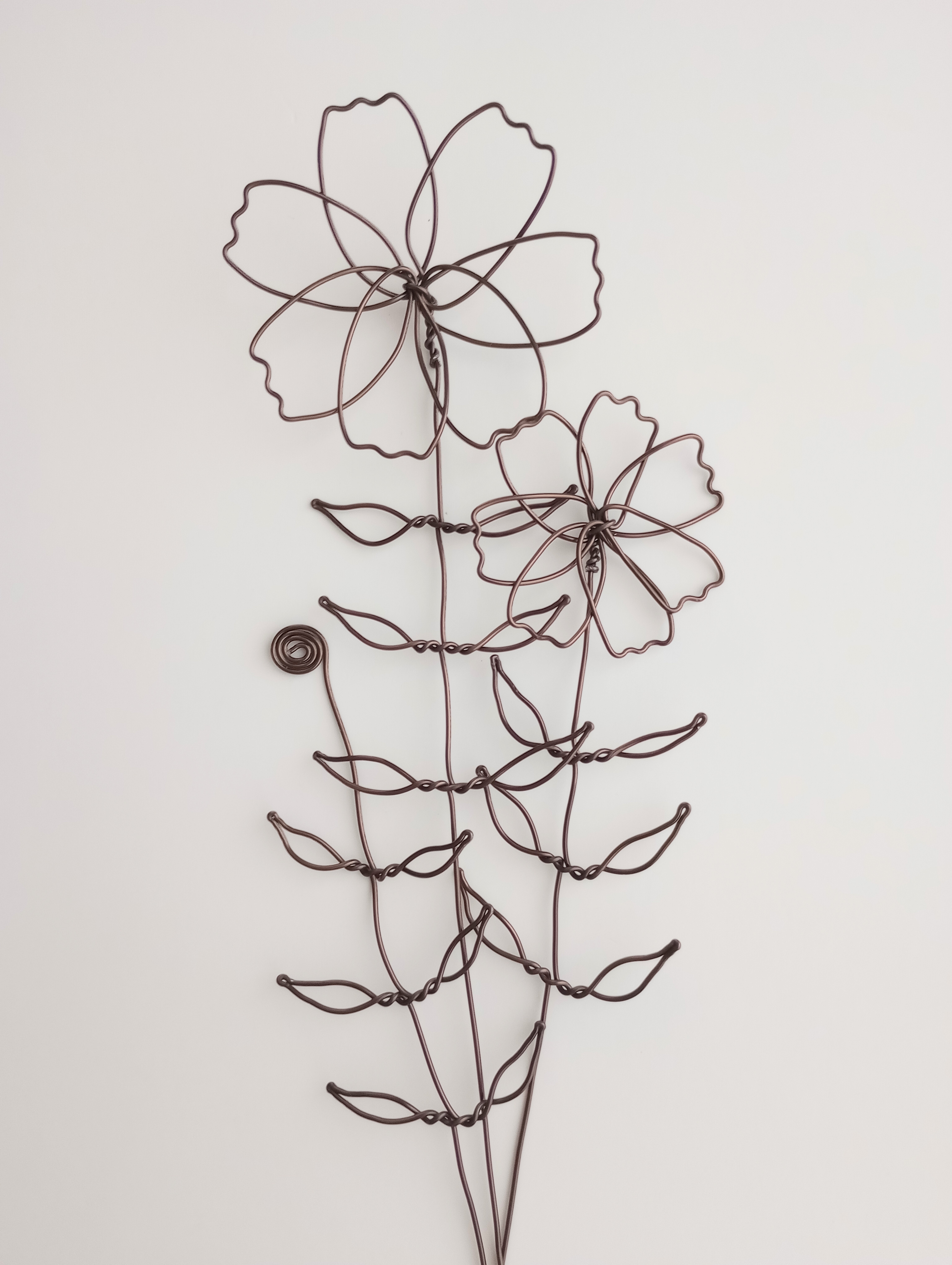 ワイヤーアート作品