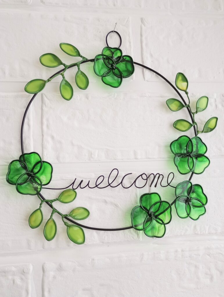 ワイヤーアート作品